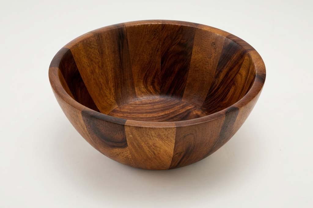 Deep Round Teak Salad and Fruit Bowl | Full Circle