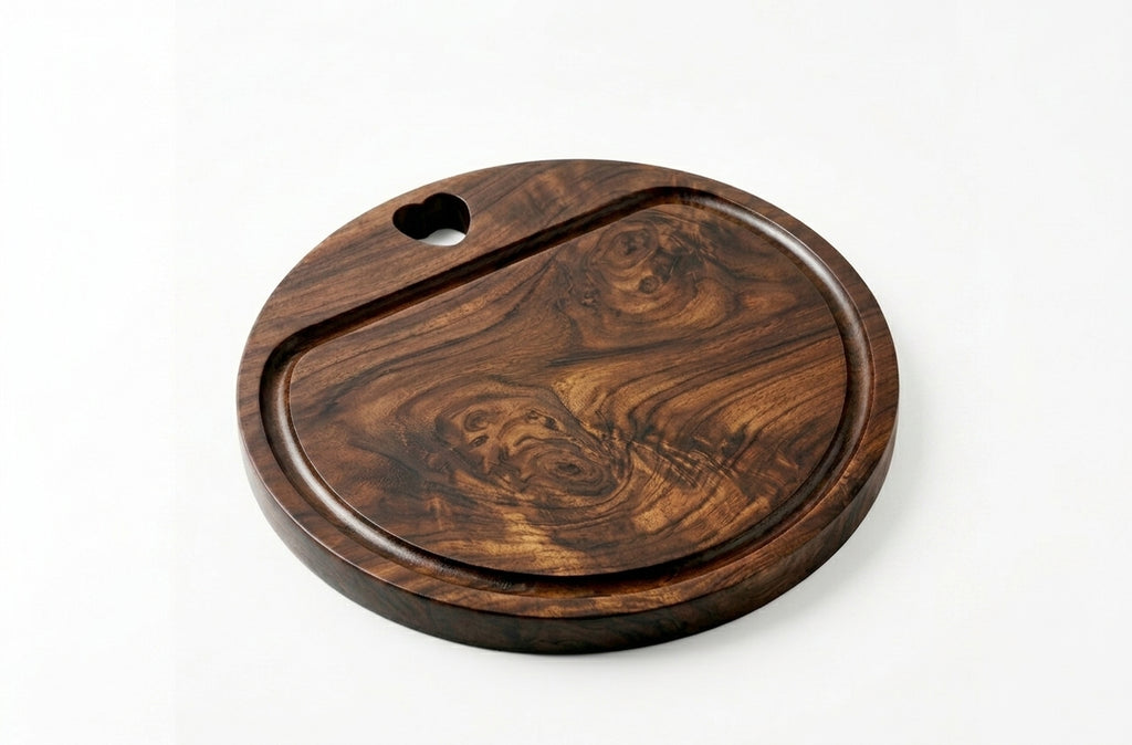 Round Teak Cutting Board | Heartwood