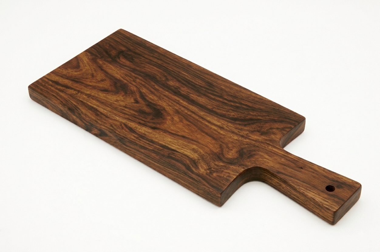 Long Rectangular Teak Paddle Board | Host's Canvas