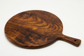 Large Teak Round Serving Platter| Love Feast