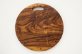 Large Circular Teak Cutting Board | The Compass Board